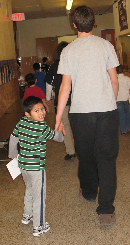 AT THE END OF the week, special bonds were formed between the students and their high school role models.