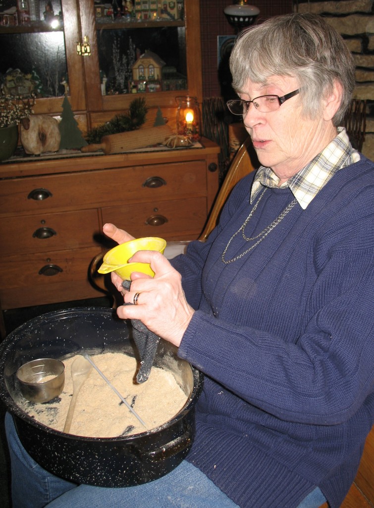 jody stuffing in sawdust