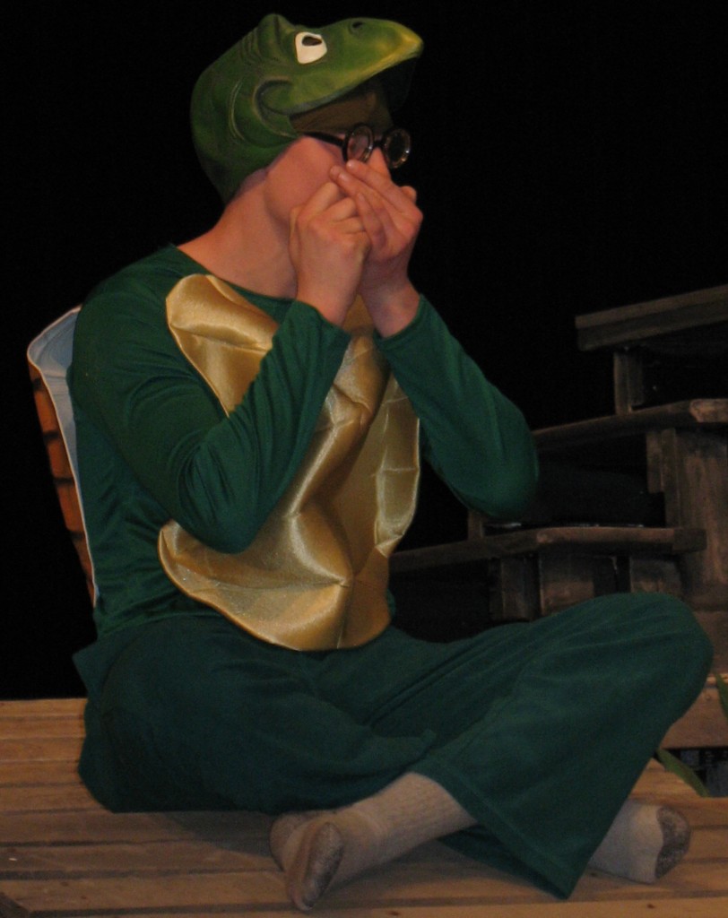 THE HARMONICA-PLAYING Brer Tarrypin (Zach Fredericksen) opens the play.