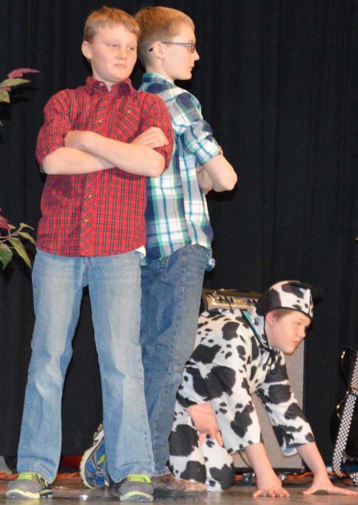 SETH PIERSON, AUSTIN Bolte and Jordan Dougherty share their lip sync of the song, "I'm Farming and I Grow It."