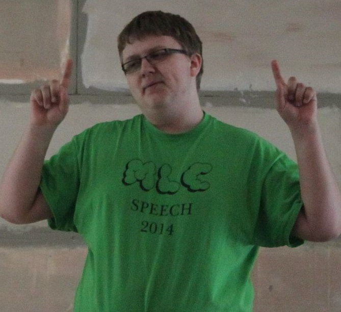 A SOPHOMORE FROM St. James, James Hamm delves in his Creative Expression selection. He double-enters by also performing in Humorous Interpretation.