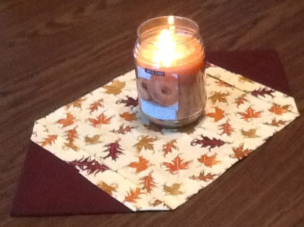 HANDMADE FALL table runner.