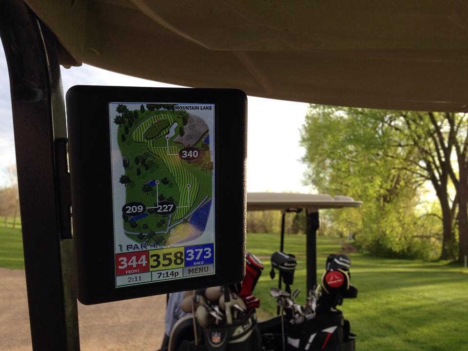 golf cart gps screen