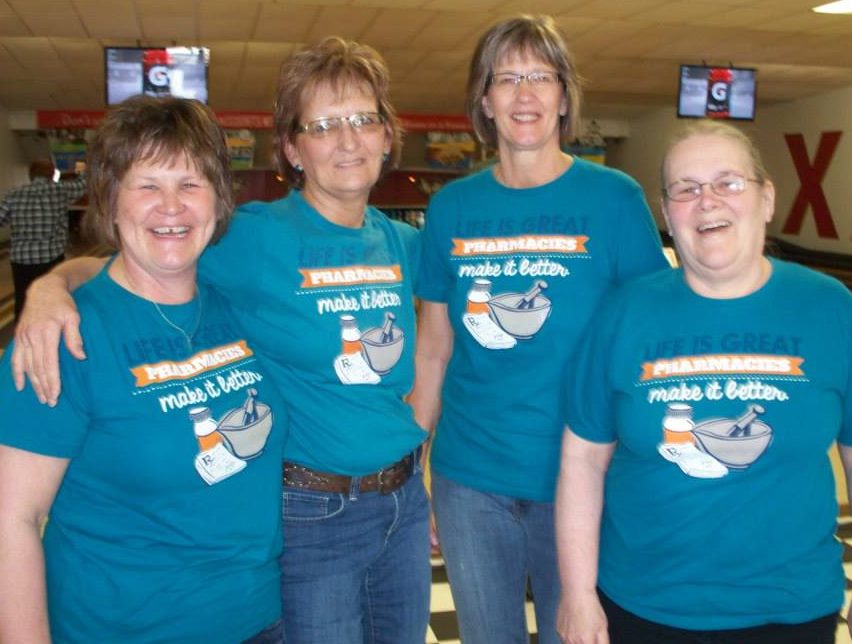 THE TEAM FROM Peterson Thrifty White Drug and Gifts of Mountain Lake. From left, Marlene Wolff, Cyndi Boldt, Sue Gohr and Mary Classen.