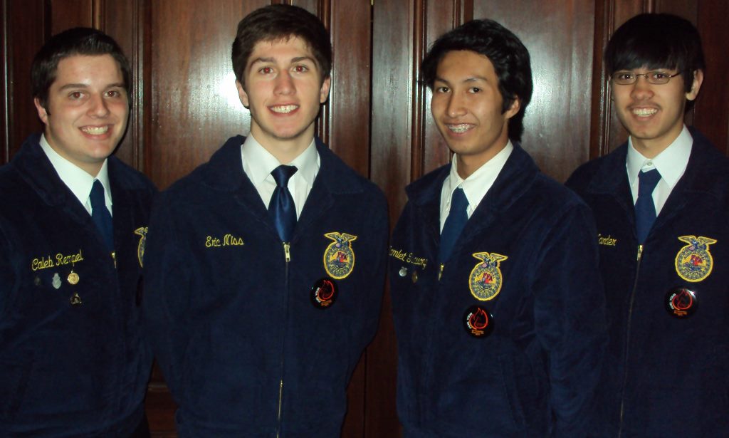 The Mountain Lake Forestry team earned 2nd place honors out of 42 teams, and all four members  placed in the top ten individually.  Daniel Harder (2nd), Caleb Rempel (6th), Hamlet Tanyavong (7th),  and Eric Niss (8th) were the members of the team.   