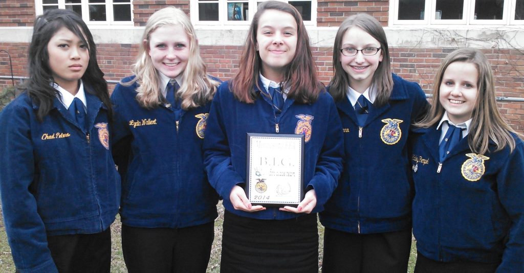 The Mountain Lake FFA Chapter had teams in a couple of new contests at this convention as well.   This was the first year that Mountain Lake participated in the Best Informed Greenhand competition,  which is an exam on FFA history, Parliamentary Procedure, and basic FFA and agriculture knowledge.   Mountain Lake had two teams in this event out of 41 teams state-wide.  Brook Sunderman, Karen  Soutthivong, Kalley Rempel, Katherine Hoffman, and Jaden Hoek were all gold individuals, and the  team placed 5th. 