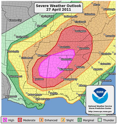 severe weather map