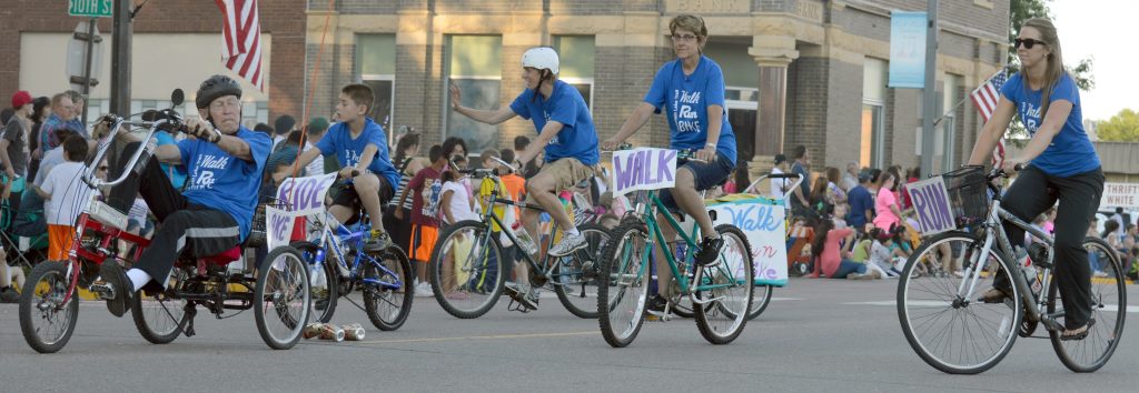 THE CITY OF Mountain Lake's Lake Commission promoted the Mountain Lake Trail as "the" place to walk, run and ride.