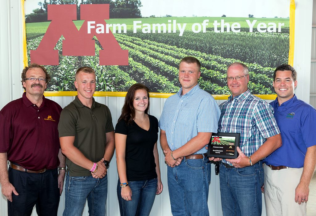 Farm Famiy of the Year, 2015. August 6, 2015 at FarmFest, Minnesota.