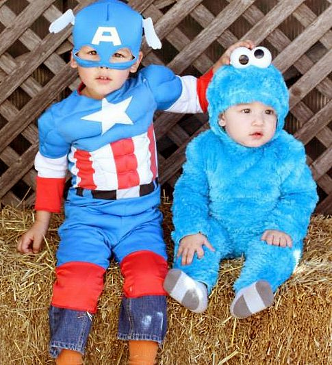 captain america and cookie monster