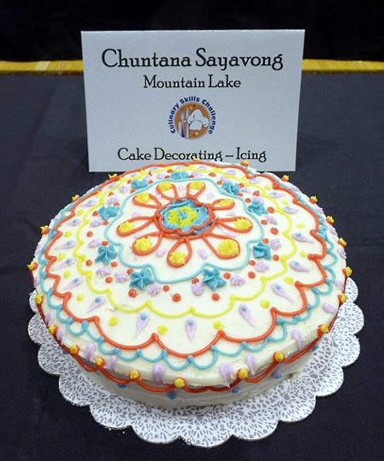 culinary skills chuntana cake