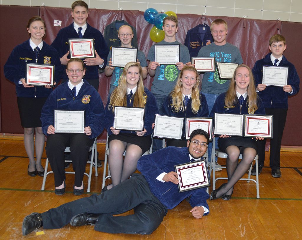 ml ffa banquet 2016 class scholarship and leadership