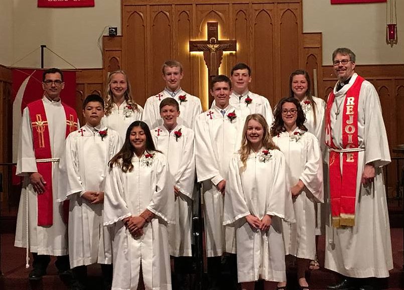 2016 trinity confirmation class