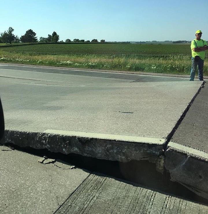 buckled I-90