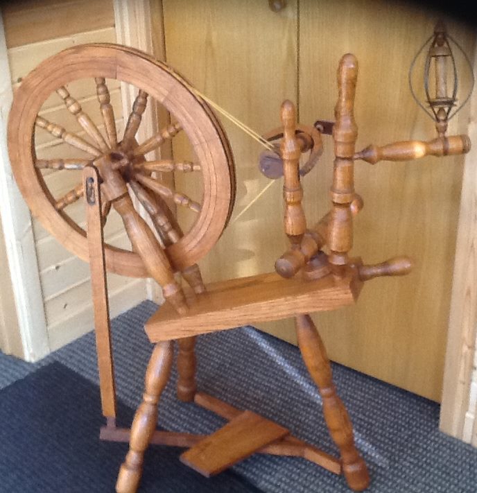 THE SECOND SPINNING wheel set to go up for bids.