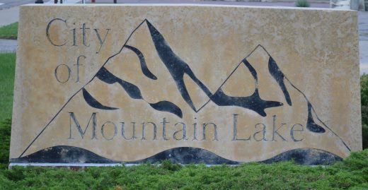 mountain lake city hall sign