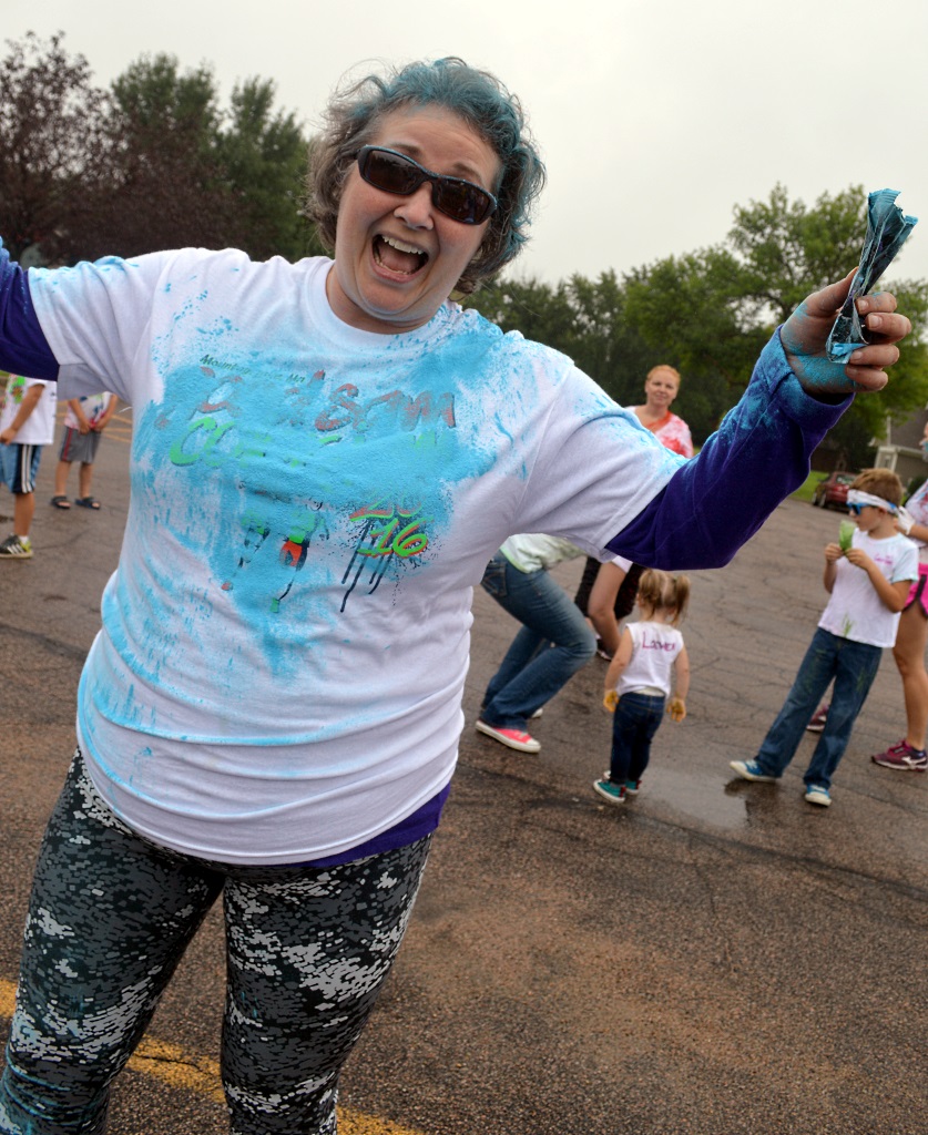 GOOD SAMARITAN SOCIETY-Mountain Lake Administrator Anne Reese is ready to get the party started. 