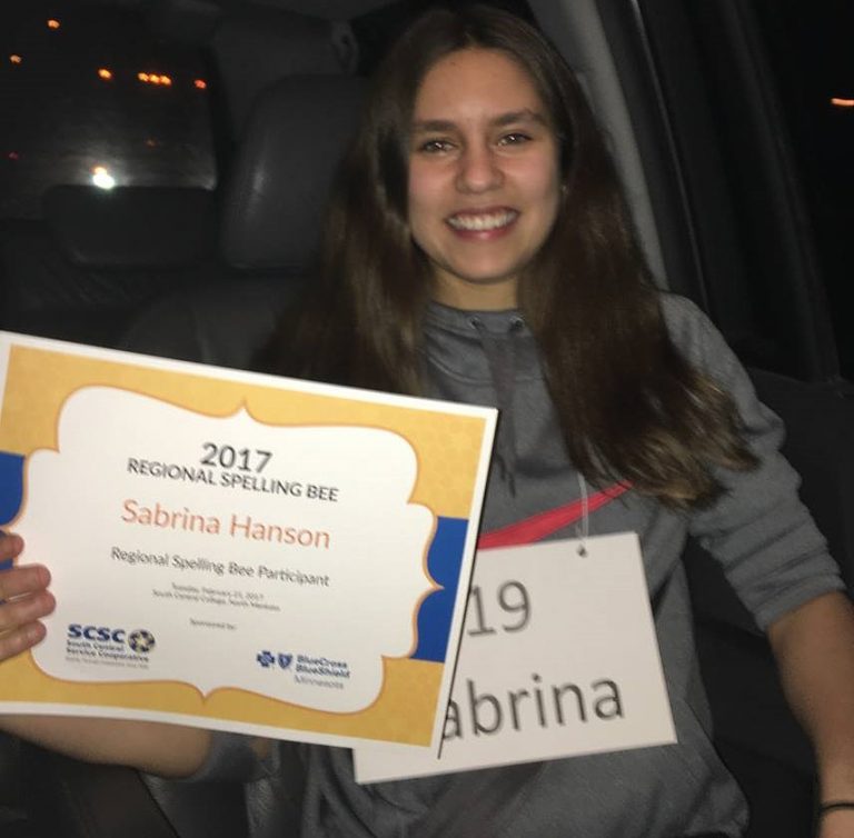 MLPS’ Sabrina Hanson in Regional Spelling Bee | Cross-Counties Connect