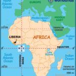 map of africa liberia