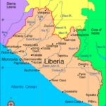 map of liberia